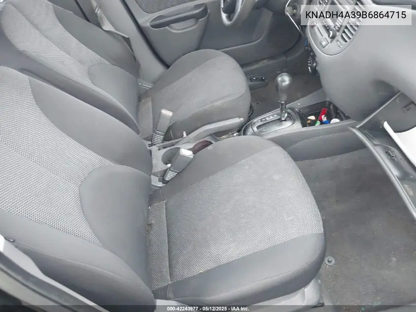 2011 Kia Rio Lx VIN: KNADH4A39B6864715 Lot: 42243977