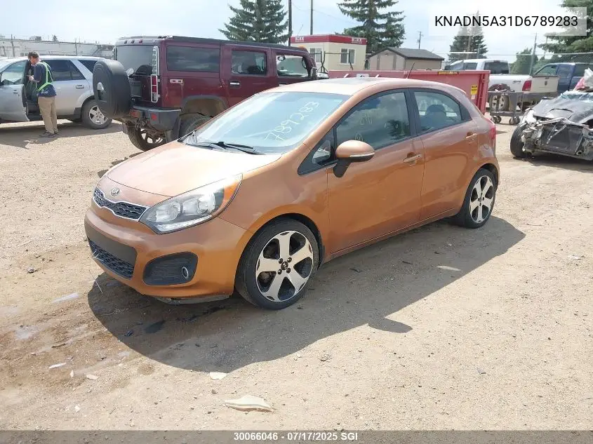 2013 Kia Rio Ex/Sx VIN: KNADN5A31D6789283 Lot: 30066046