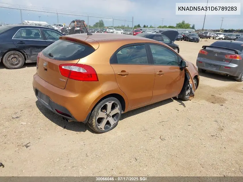 2013 Kia Rio Ex/Sx VIN: KNADN5A31D6789283 Lot: 30066046