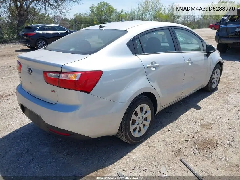 2013 Kia Rio Lx VIN: KNADM4A39D6238970 Lot: 42205043