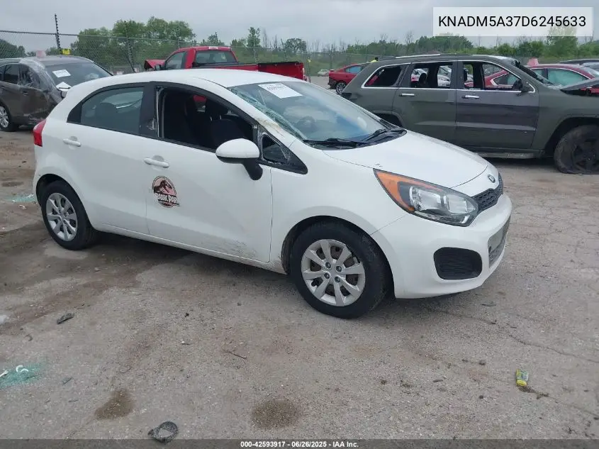 2013 Kia Rio Lx VIN: KNADM5A37D6245633 Lot: 42593917