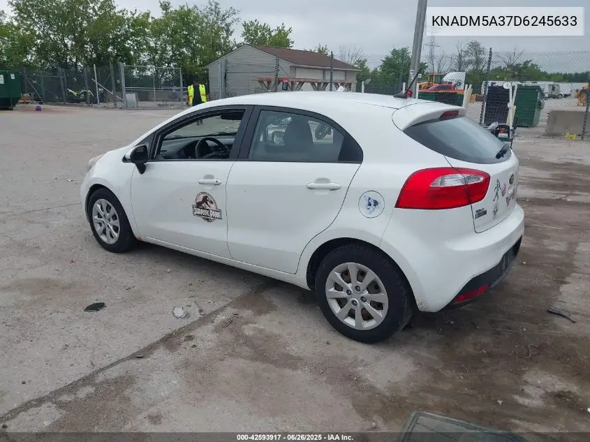 2013 Kia Rio Lx VIN: KNADM5A37D6245633 Lot: 42593917