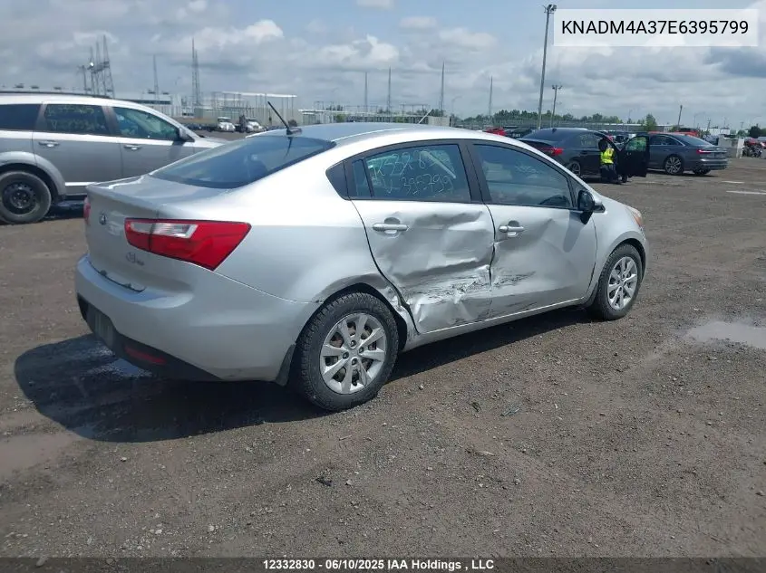 2014 Kia Rio Ex/Ex+/Lx/Lx+/Sx VIN: KNADM4A37E6395799 Lot: 12332830X