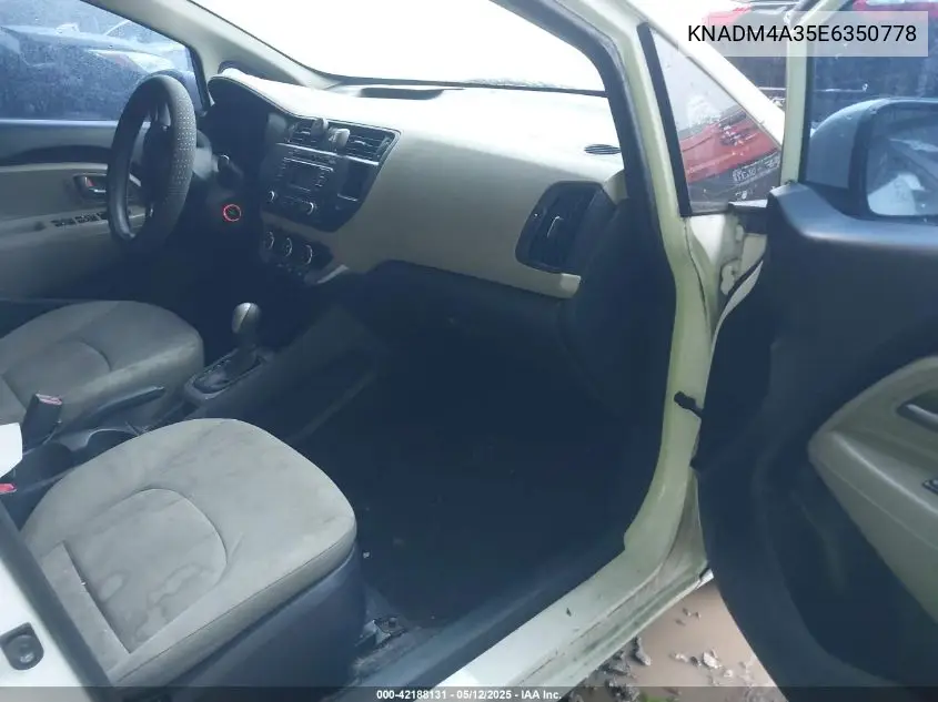 2014 Kia Rio Lx VIN: KNADM4A35E6350778 Lot: 42188131