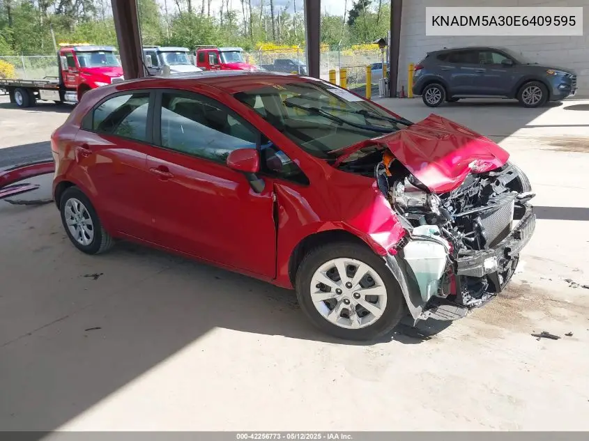 2014 Kia Rio Lx VIN: KNADM5A30E6409595 Lot: 42256773