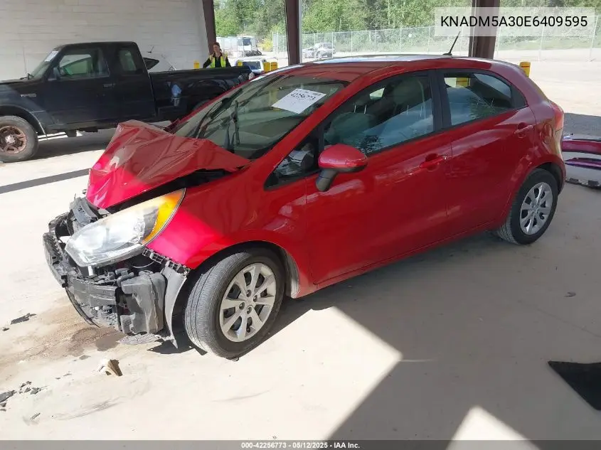 2014 Kia Rio Lx VIN: KNADM5A30E6409595 Lot: 42256773