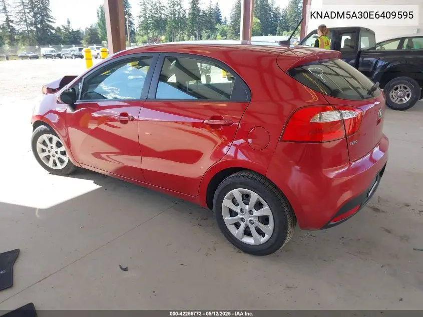 2014 Kia Rio Lx VIN: KNADM5A30E6409595 Lot: 42256773