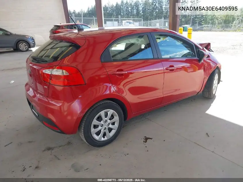 2014 Kia Rio Lx VIN: KNADM5A30E6409595 Lot: 42256773