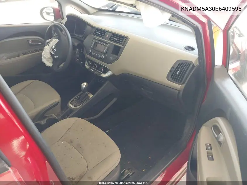 2014 Kia Rio Lx VIN: KNADM5A30E6409595 Lot: 42256773