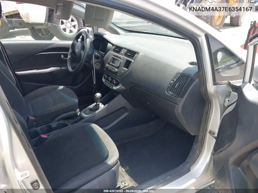 2014 Kia Rio Lx VIN: KNADM4A37E6354167 Lot: 42578102