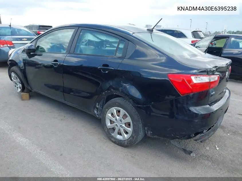 2014 Kia Rio Lx VIN: KNADM4A30E6395238 Lot: 42597980