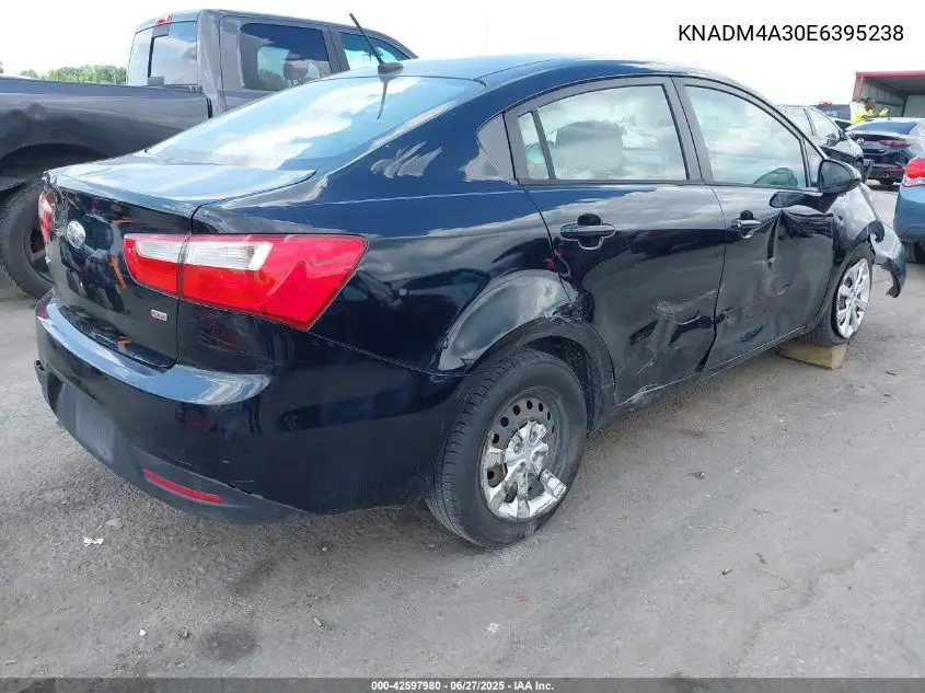 2014 Kia Rio Lx VIN: KNADM4A30E6395238 Lot: 42597980