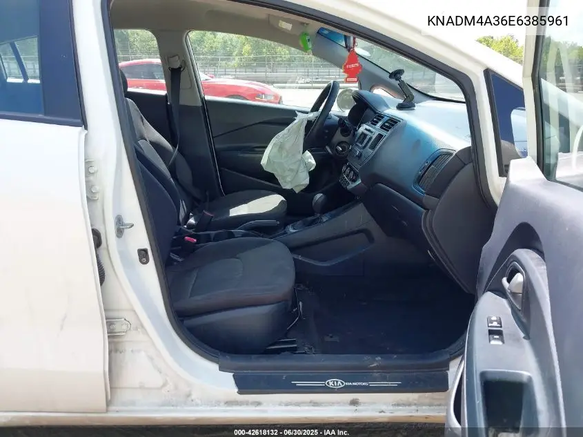 2014 Kia Rio Lx VIN: KNADM4A36E6385961 Lot: 42618132