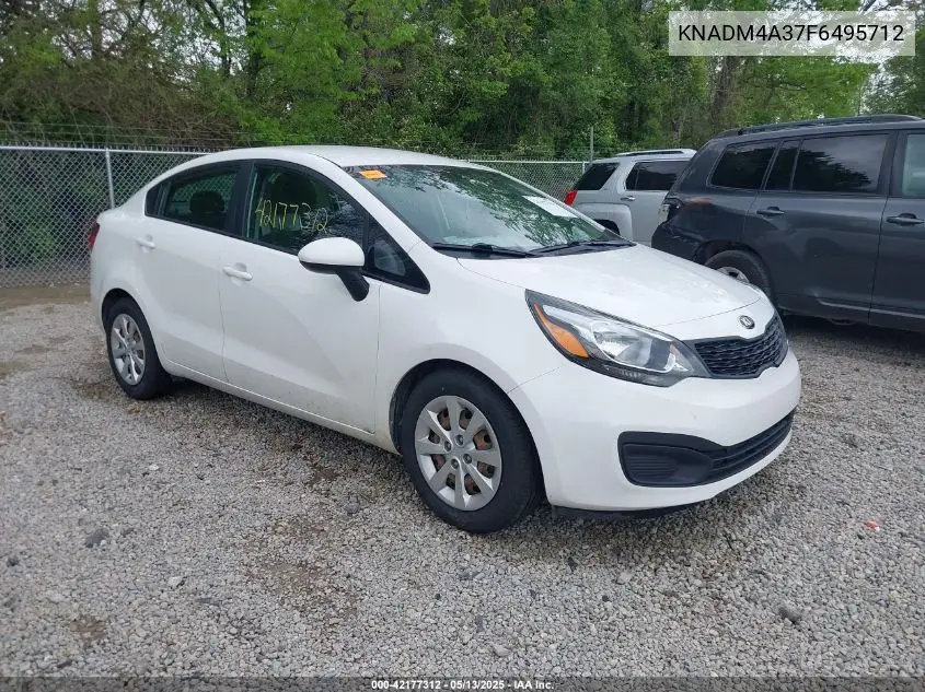 knadm4a37f6495712 KNADM4A37F6495712 2015 Kia Rio Lx