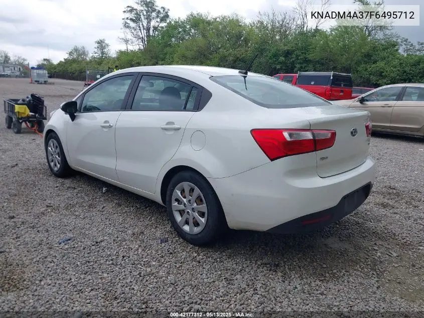 knadm4a37f6495712 KNADM4A37F6495712 2015 Kia Rio Lx