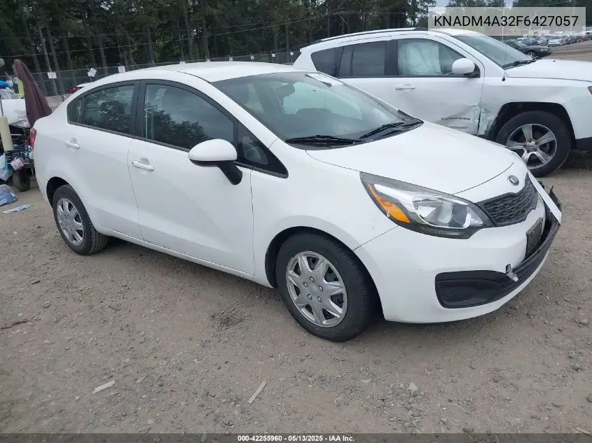2015 Kia Rio Lx VIN: KNADM4A32F6427057 Lot: 42255960