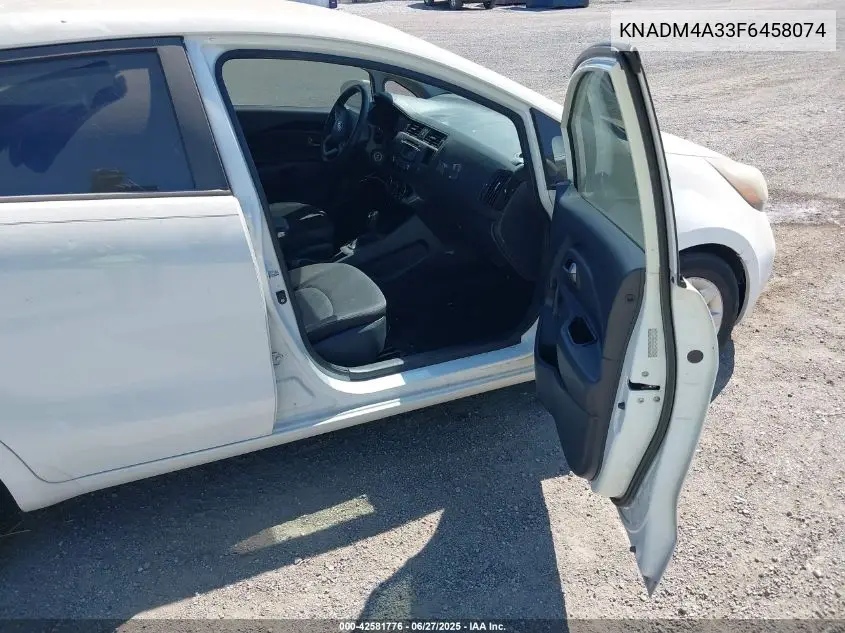 2015 Kia Rio Lx VIN: KNADM4A33F6458074 Lot: 42581776