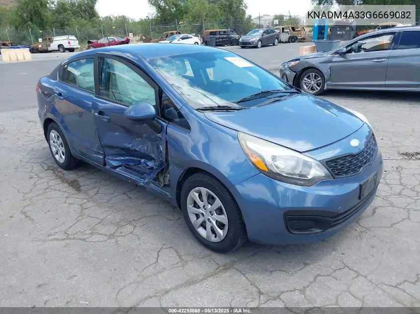 knadm4a33g6669082 KNADM4A33G6669082 2016 Kia Rio Lx