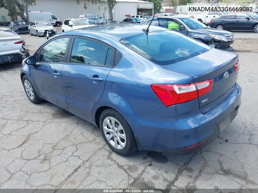 knadm4a33g6669082 KNADM4A33G6669082 2016 Kia Rio Lx