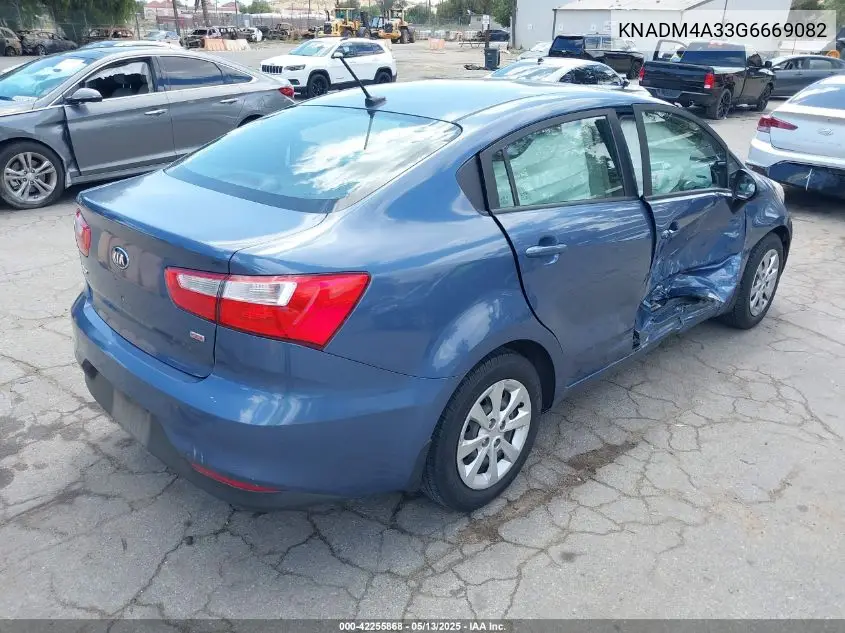 knadm4a33g6669082 KNADM4A33G6669082 2016 Kia Rio Lx
