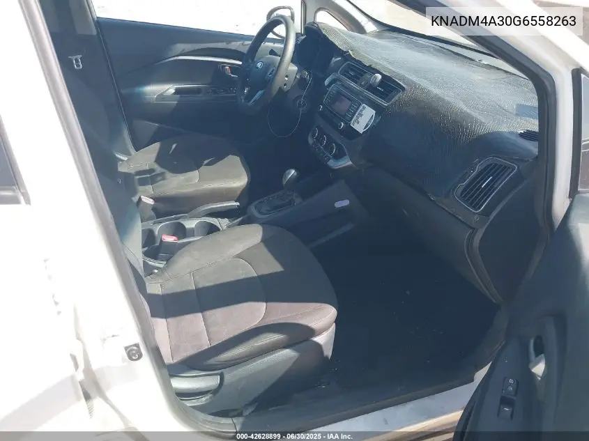 2016 Kia Rio Lx VIN: KNADM4A30G6558263 Lot: 42628899