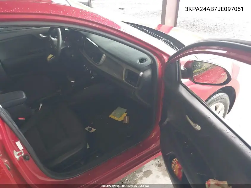 2018 Kia Rio S VIN: 3KPA24AB7JE097051 Lot: 42232515