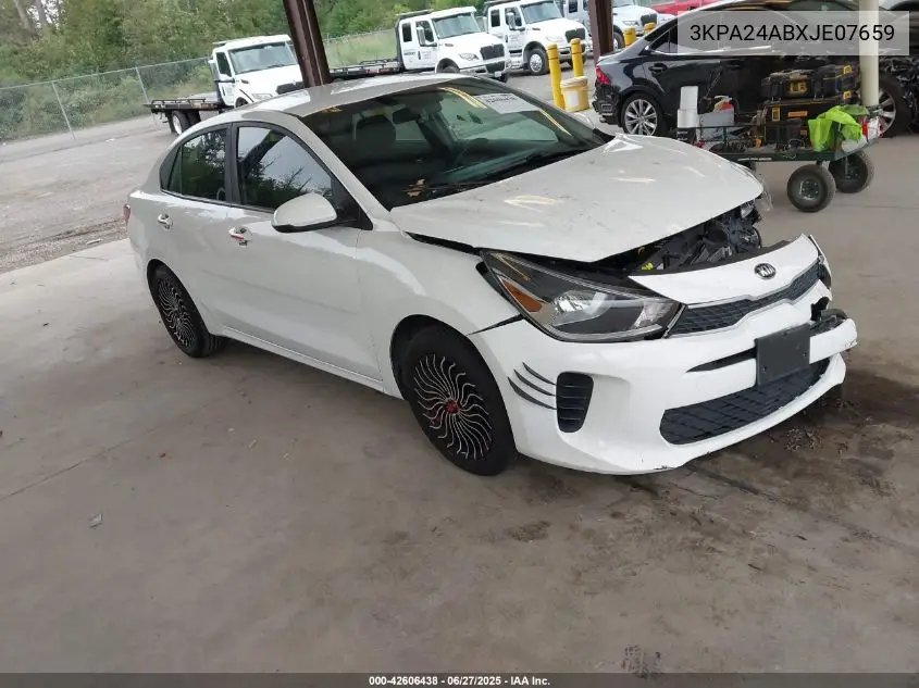 2018 Kia Rio S VIN: 3KPA24ABXJE07659 Lot: 42606438