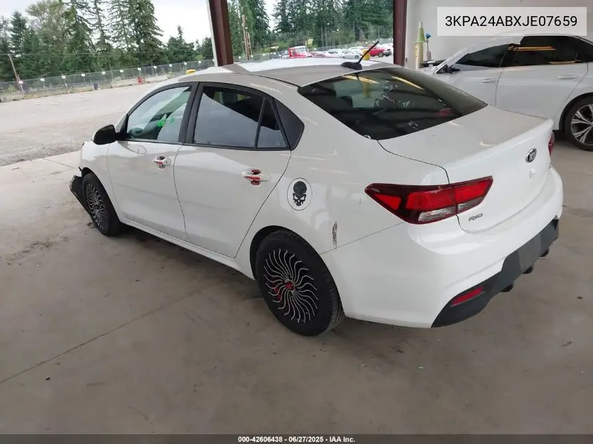 2018 Kia Rio S VIN: 3KPA24ABXJE07659 Lot: 42606438