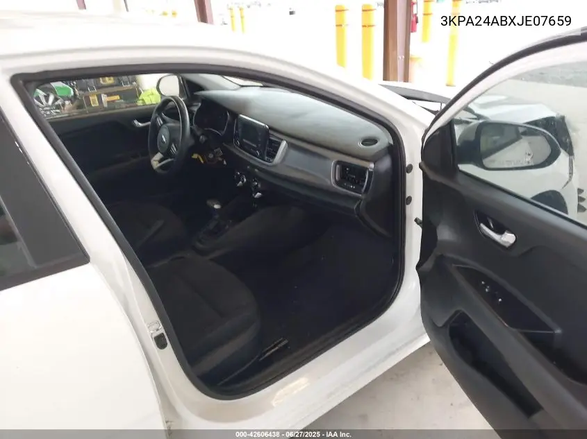 2018 Kia Rio S VIN: 3KPA24ABXJE07659 Lot: 42606438