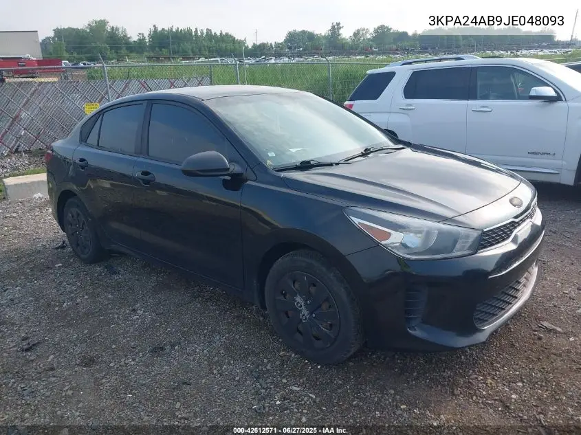 2018 Kia Rio Lx VIN: 3KPA24AB9JE048093 Lot: 42612571