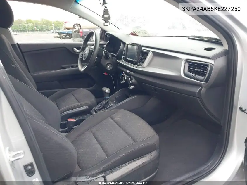 2019 Kia Rio S VIN: 3KPA24AB5KE227250 Lot: 42244451