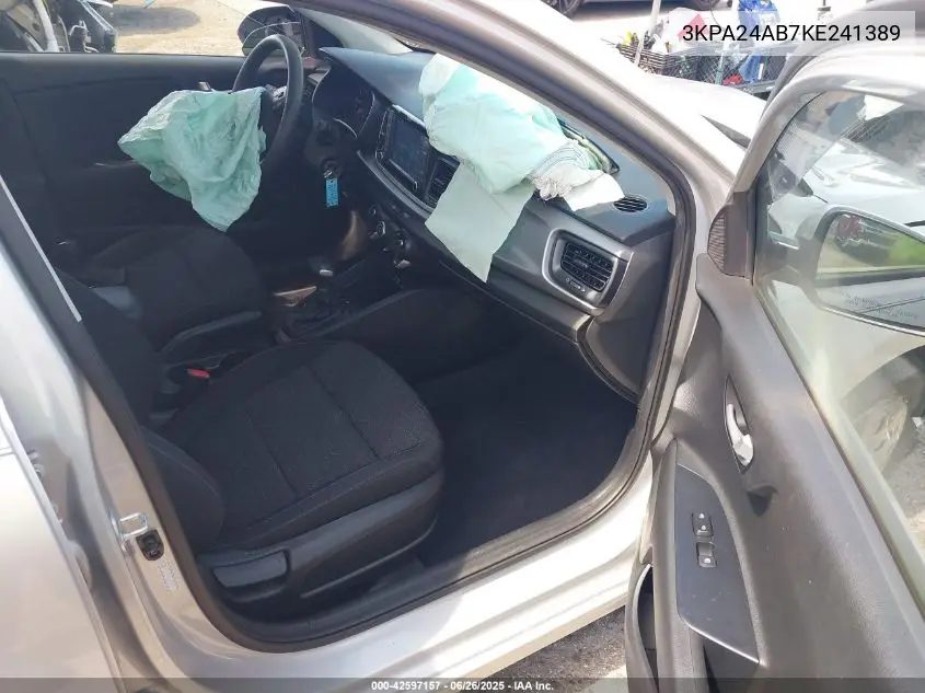 2019 Kia Rio S VIN: 3KPA24AB7KE241389 Lot: 42597157