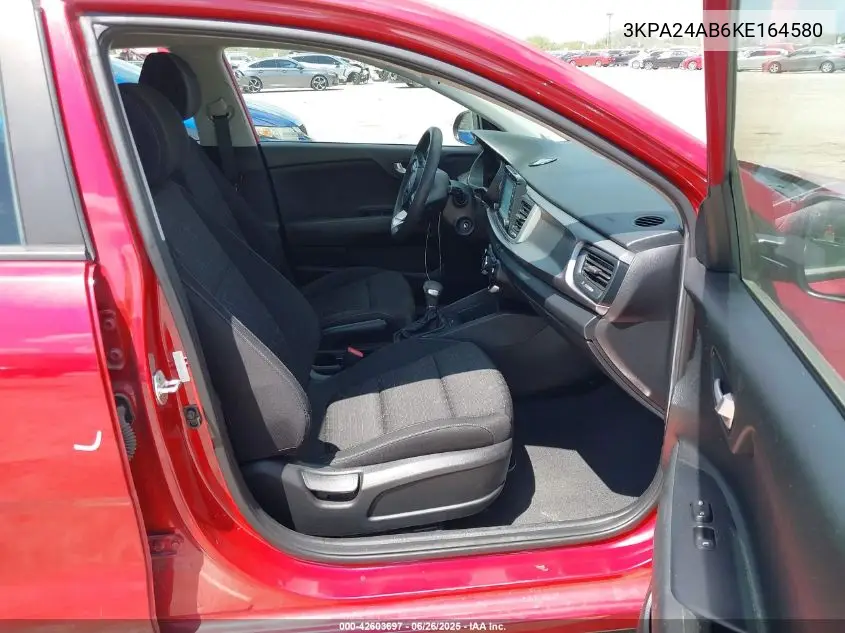 2019 Kia Rio S VIN: 3KPA24AB6KE164580 Lot: 42603697