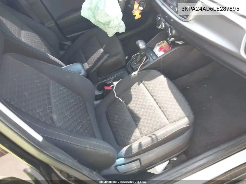 2020 Kia Rio S VIN: 3KPA24AD6LE287895 Lot: 42608186