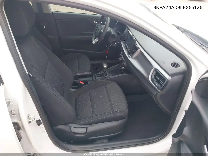 2020 Kia Rio Lx VIN: 3KPA24AD9LE356126 Lot: 42779390