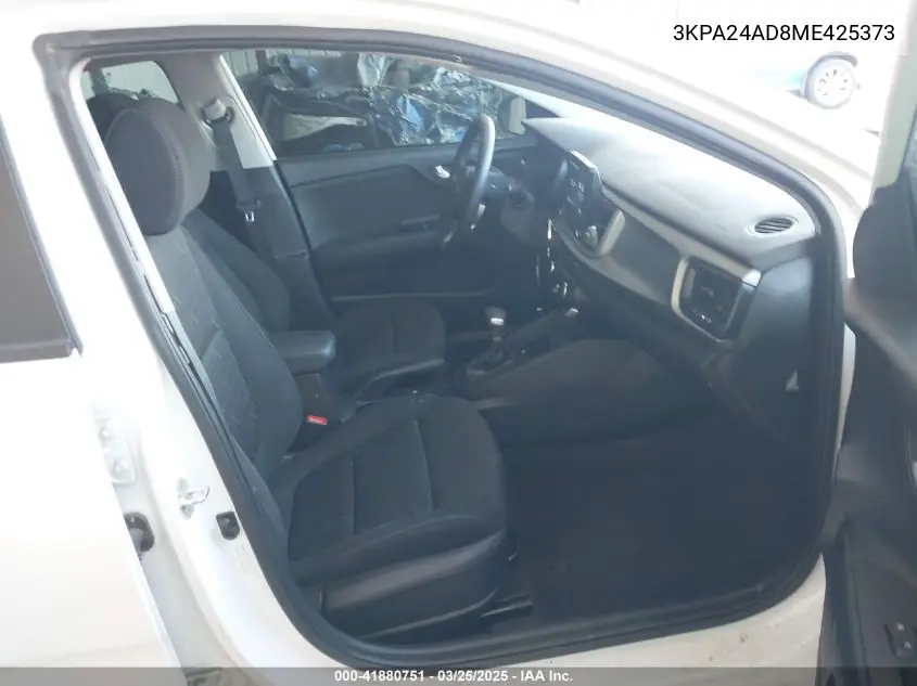 2021 Kia Rio S VIN: 3KPA24AD8ME425373 Lot: 41880751