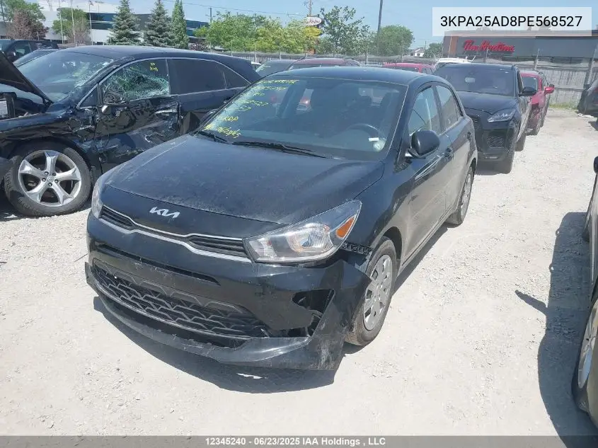 2023 Kia Rio S VIN: 3KPA25AD8PE568527 Lot: 12345240