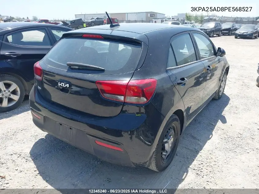 2023 Kia Rio S VIN: 3KPA25AD8PE568527 Lot: 12345240