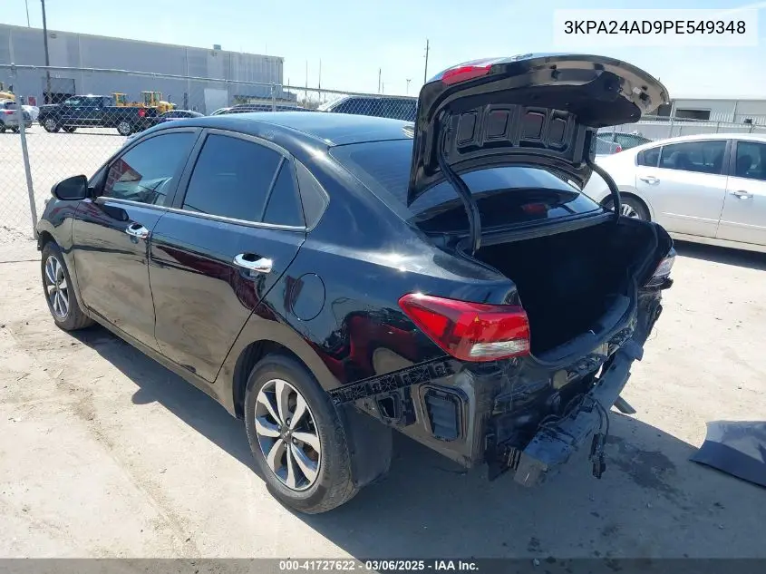 2023 Kia Rio S VIN: 3KPA24AD9PE549348 Lot: 41727622