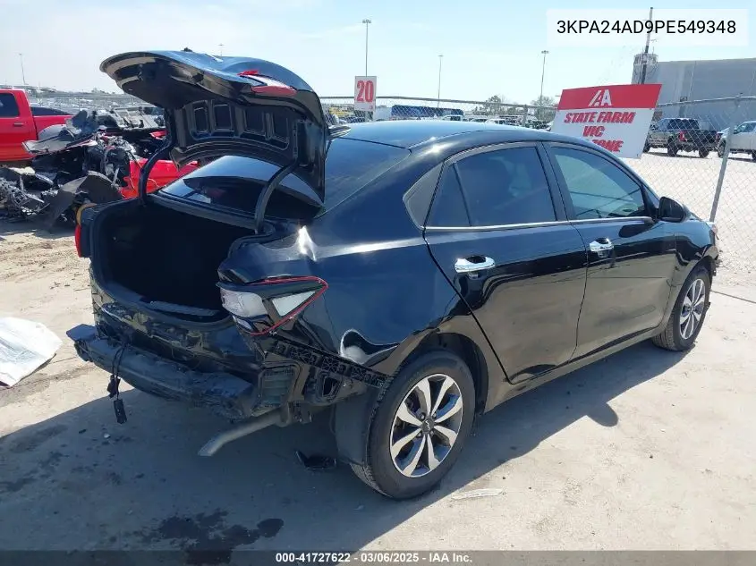 2023 Kia Rio S VIN: 3KPA24AD9PE549348 Lot: 41727622