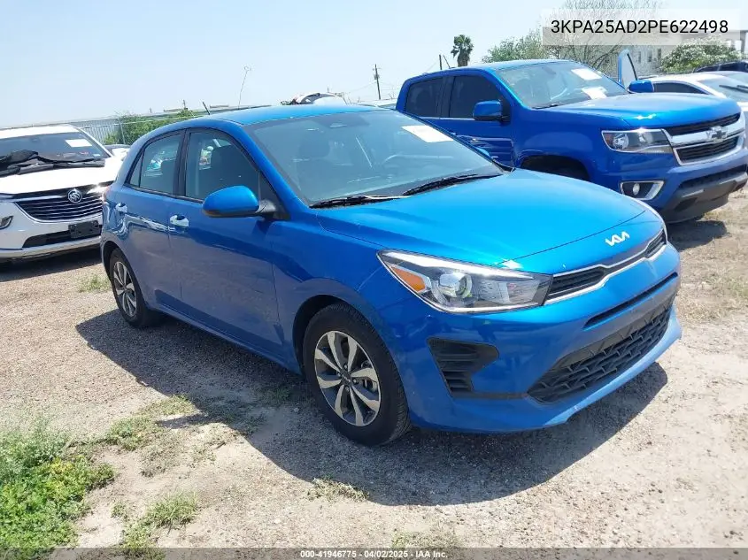 2023 Kia Rio 5-Door S VIN: 3KPA25AD2PE622498 Lot: 41946775