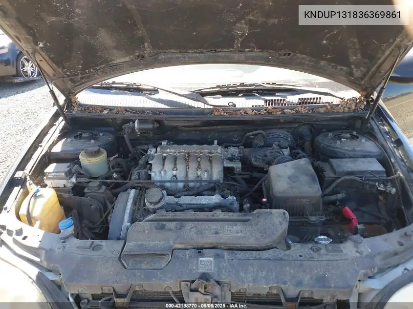 2003 Kia Sedona Ex/Lx VIN: KNDUP131836369861 Lot: 42188770