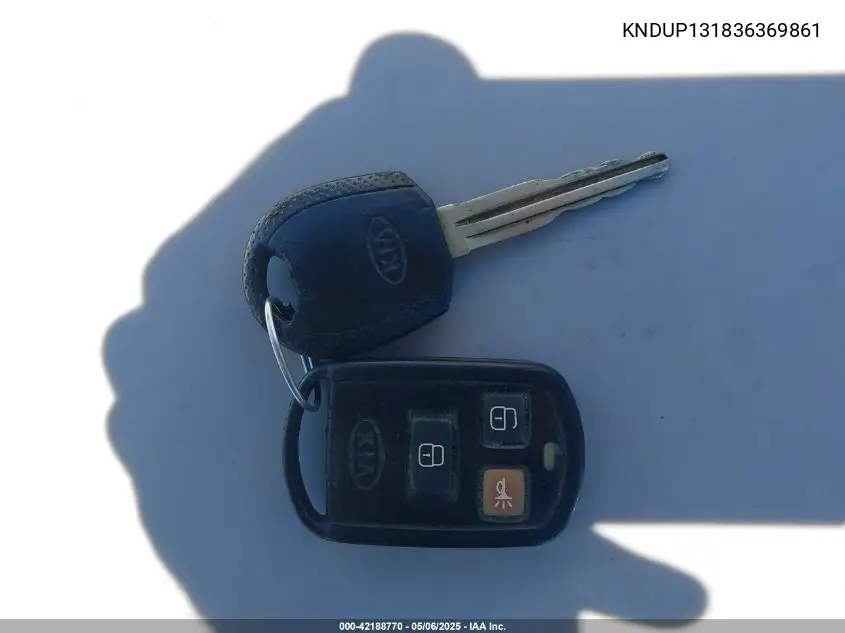 2003 Kia Sedona Ex/Lx VIN: KNDUP131836369861 Lot: 42188770