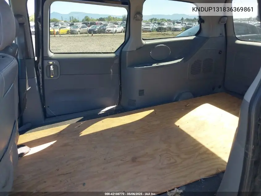 2003 Kia Sedona Ex/Lx VIN: KNDUP131836369861 Lot: 42188770