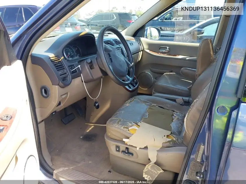 2003 Kia Sedona Ex/Lx VIN: KNDUP131136456369 Lot: 42537328