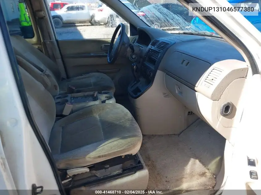 2004 Kia Sedona Ex/Lx VIN: KNDUP131046577380 Lot: 41468710