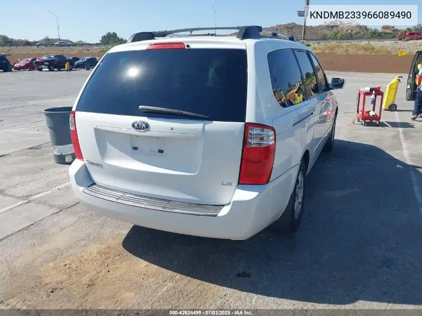 2006 Kia Sedona Ex/Lx VIN: KNDMB233966089490 Lot: 42624499