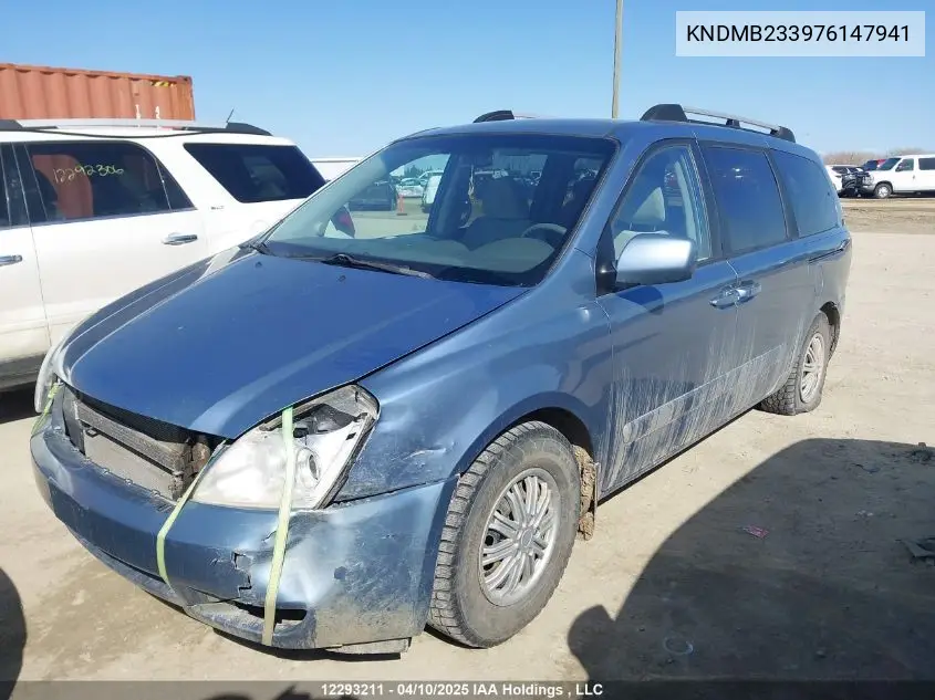 2007 Kia Sedona Ex/Lx VIN: KNDMB233976147941 Lot: 12293211