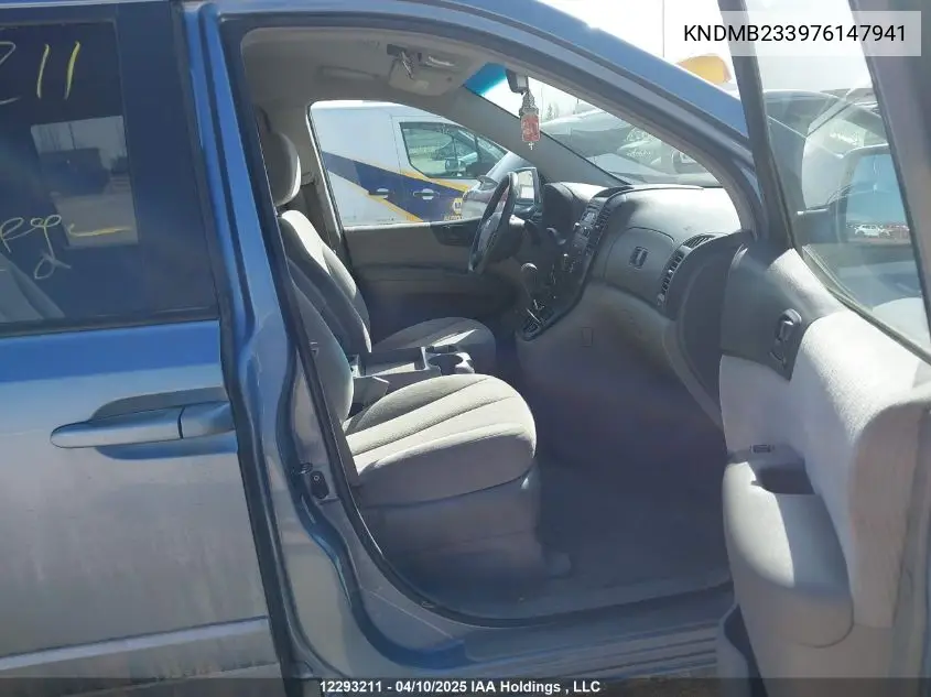 2007 Kia Sedona Ex/Lx VIN: KNDMB233976147941 Lot: 12293211