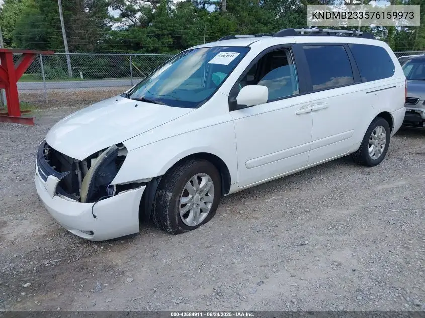 2007 Kia Sedona Ex VIN: KNDMB233576159973 Lot: 42584911